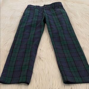 Vineyard Vines Navy/Green Tartan Plaid Pants